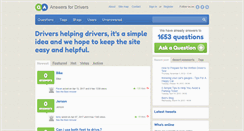 Desktop Screenshot of answersfordrivers.com