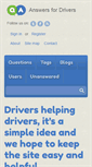 Mobile Screenshot of answersfordrivers.com